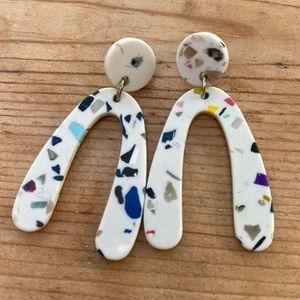 Dangly art deco earrings